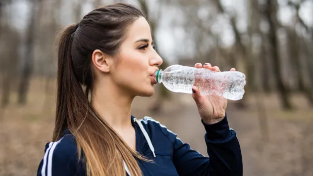 drinking water