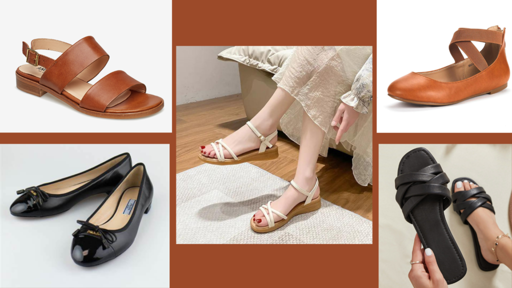 5 types of flats images for women 