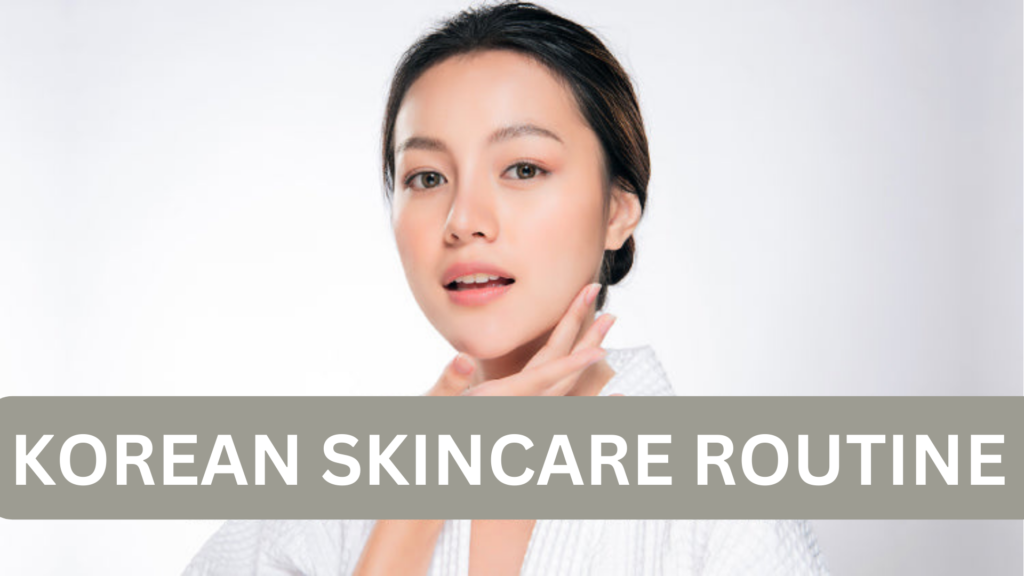 WOMEN WITH THE BANNER OF KOREAN SKINCARE