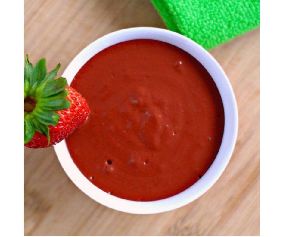  strawberries, honey, and cocoa powder mask 